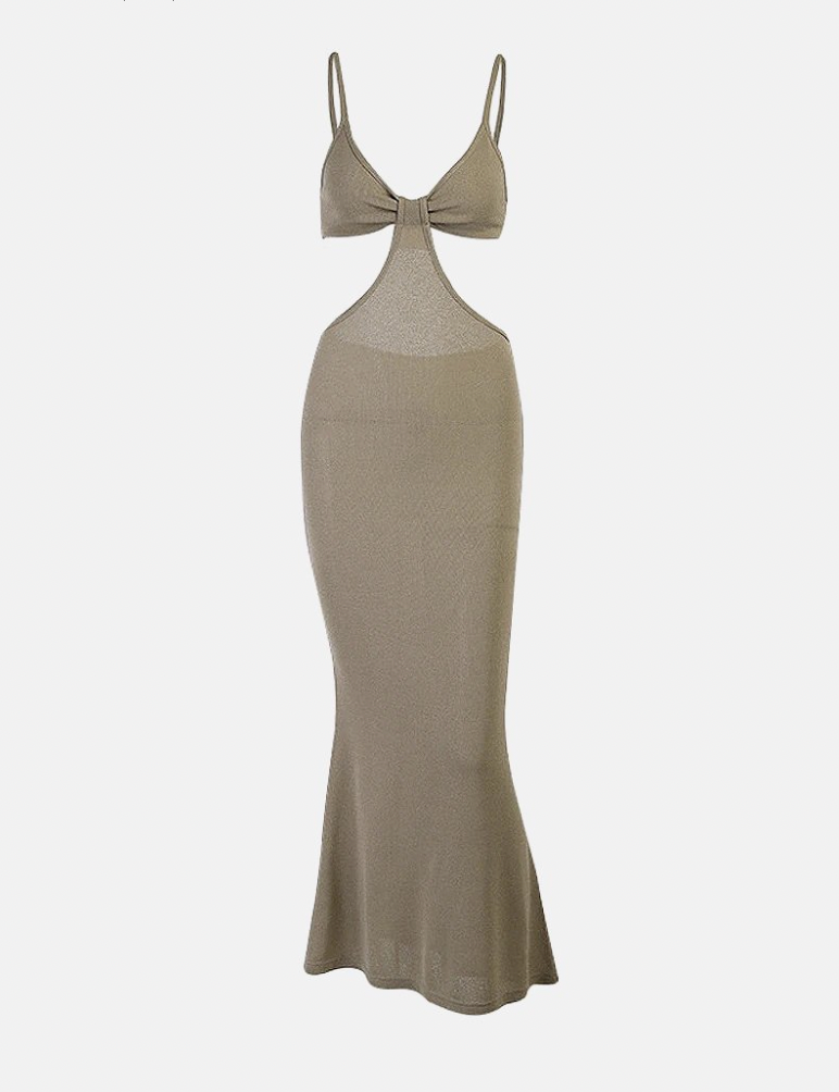 CYNTHIA DRESS - KHAKI